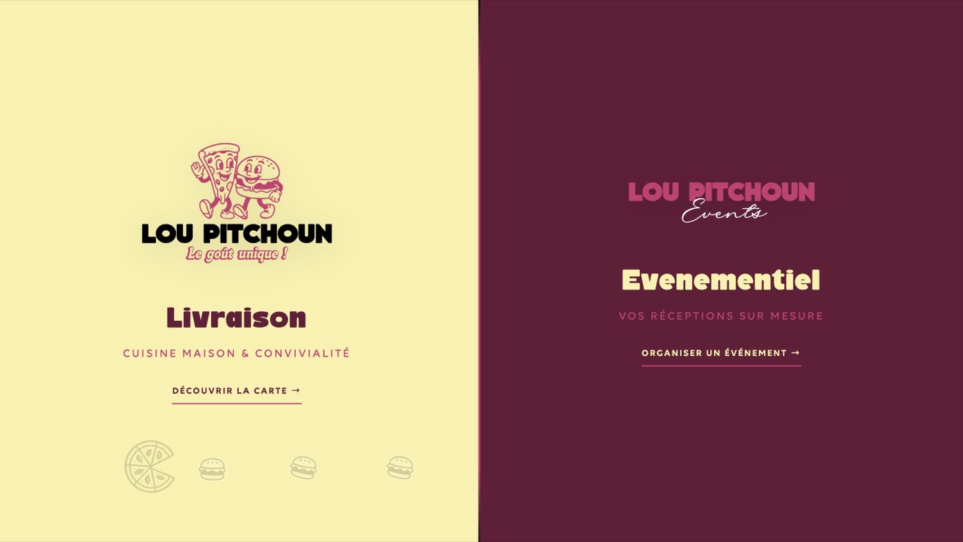 Aperçu du projet Lou Pitchoun — Site vitrine
